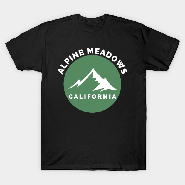 Alpine Meadows Ski Snowboard Mountain California Yosemite - Travel T-Shirt by Famgift